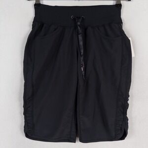Zella Flex Fit Athletic Shorts Womens XS Black Stretch Athleisure NEW